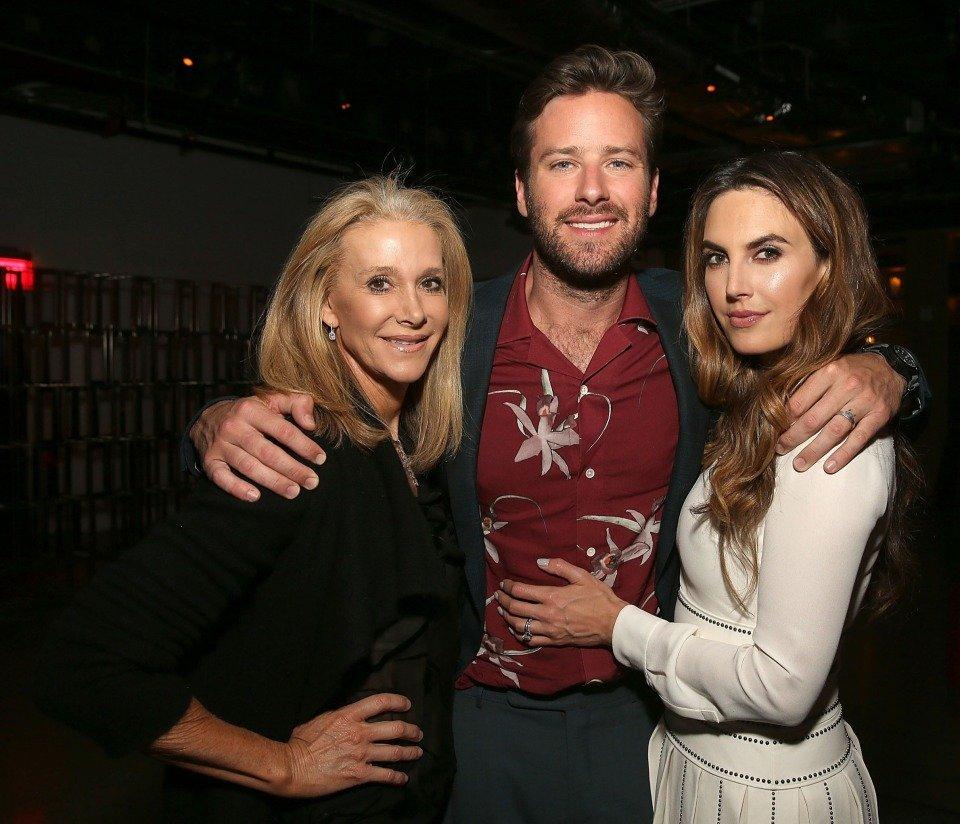 Dru Ann Mobley with Son Armie Hammer & daughter in law